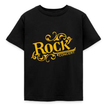 Rock Konzert - Kinder T-Shirt - Schwarz - Vorne - AI Model Kid Female (0cm)