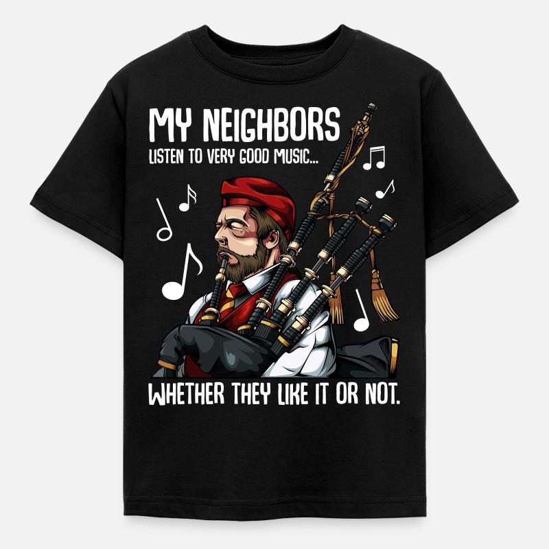 cornemuses - T-shirt Enfant - noir