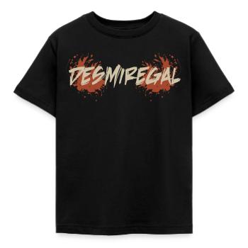 desmiregal splat - T-shirt Enfant - noir - Devant - AI Model Kid Female (0cm)