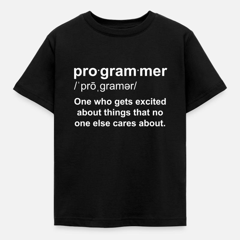 Lustig Programmer PC Nerd Geek Geschenk - T-shirt Enfant - noir