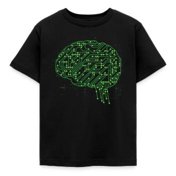 Intelligence artificielle de l'intelligence artificielle Neuroscience - T-shirt Enfant - noir - Devant - AI Model Kid Female (0cm)