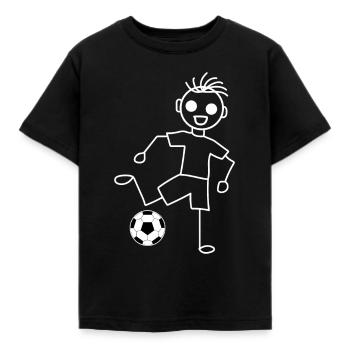 Football football football - T-shirt Enfant - noir - Devant - AI Model Kid Female (0cm)