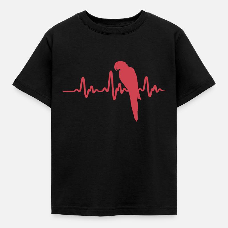 perroquet - T-shirt Enfant - noir