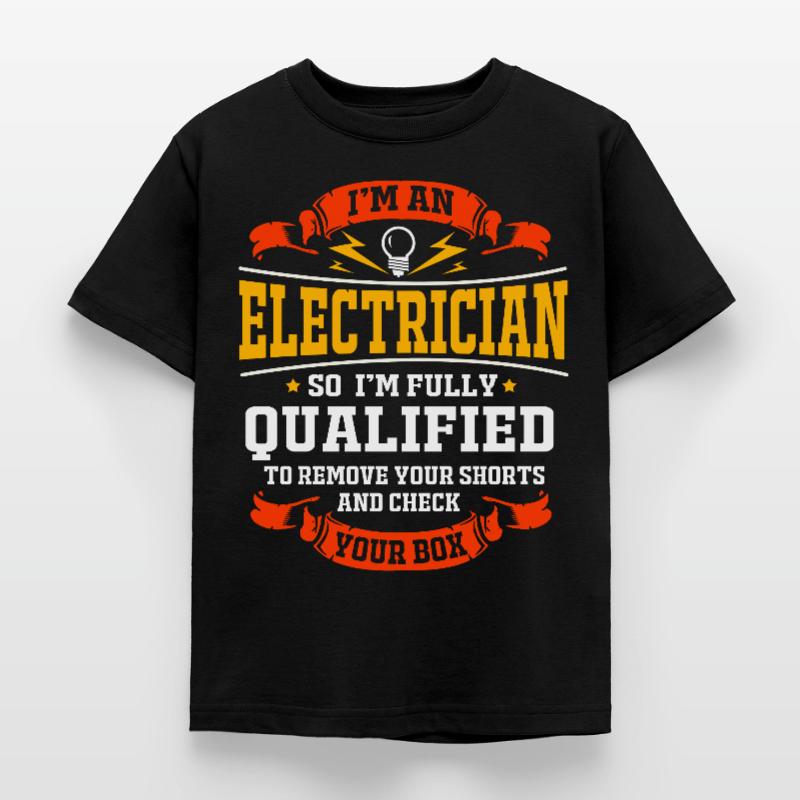 Electrician Electrical Engineering Electronics Volt Watt Kids' T-Shirt