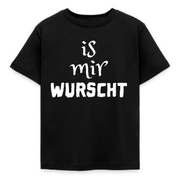 je m'en fiche - ça ne fait rien chemise pour indifférent - T-shirt Enfant - noir - Devant - AI Model Kid Female (0cm)