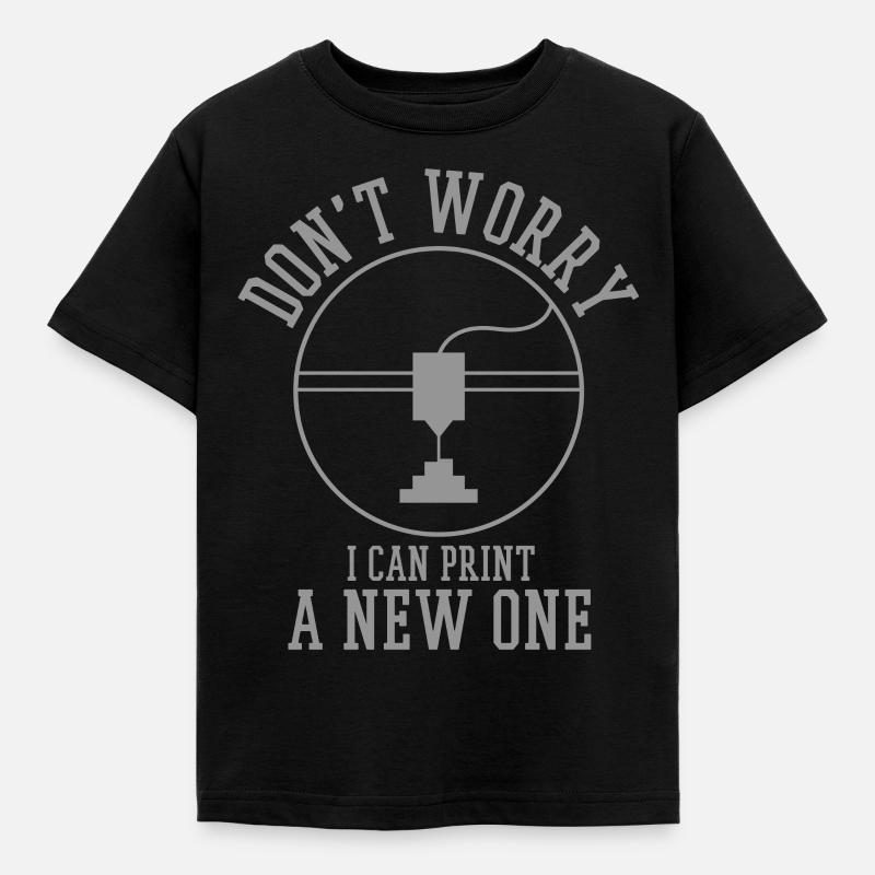 3D Printing 3D Printing 3D Printing - Kids' T-Shirt - black