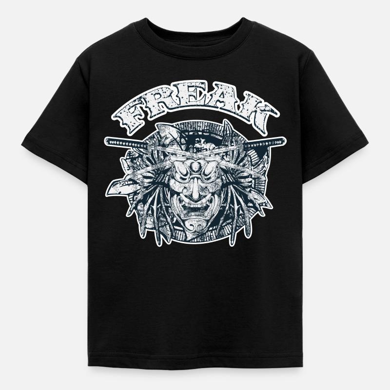 Freak Halloween Kostüm - Kinder T-Shirt - Schwarz