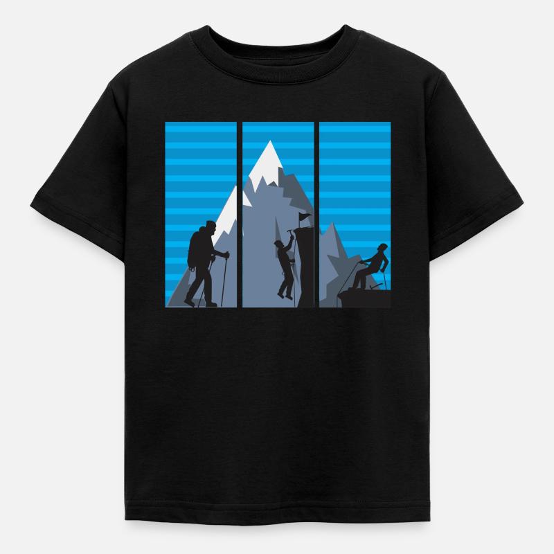 climber - Kids' T-Shirt - black