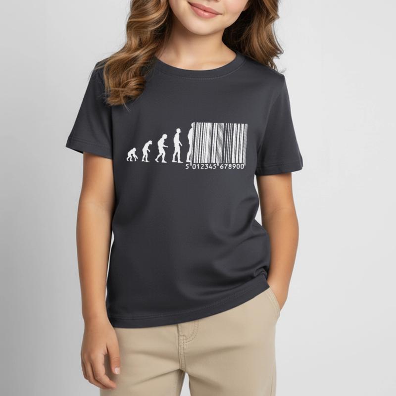 Evolution barcode Kinder T-Shirt