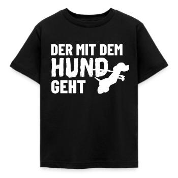 Hunde Shirt für Männer - Hund Geschenk Männer - Kinder T-Shirt - Schwarz - Vorne - AI Model Kid Female (0cm)