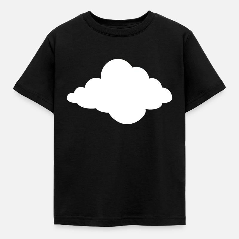 Cloud Clouds Sky Gift - Kids' T-Shirt - black