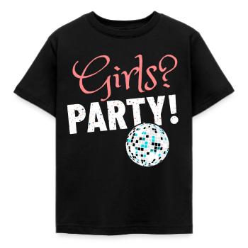Party Girls Shirt für Feiern, Tanzen und Ausgehen - Kinder T-Shirt - Schwarz - Vorne - AI Model Kid Female (0cm)