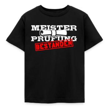 Gift Master Examination passed - Kids' T-Shirt - black - Front - AI Model Kid Female (0cm)