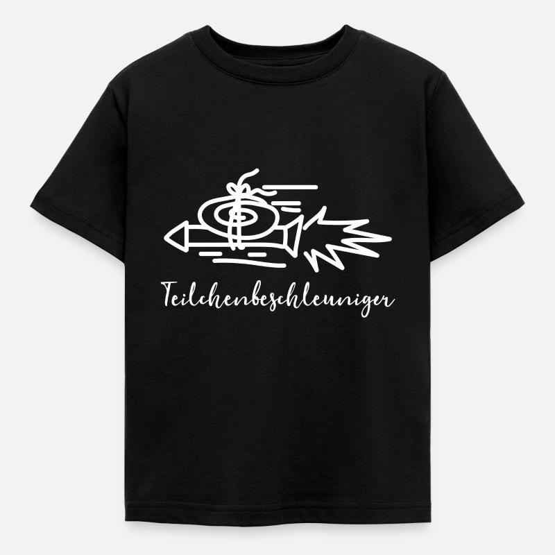 Particle accelerator - Kids' T-Shirt - black