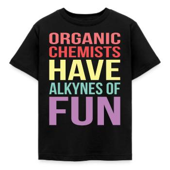 chemistry - Kids' T-Shirt - black - Front - AI Model Kid Female (0cm)