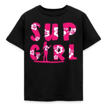 SUP Girl - T-shirt Enfant - noir - Devant - AI Model Kid Female (0cm)