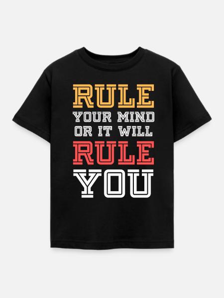 Inspirierende Zitate - Kinder T-Shirt - Schwarz