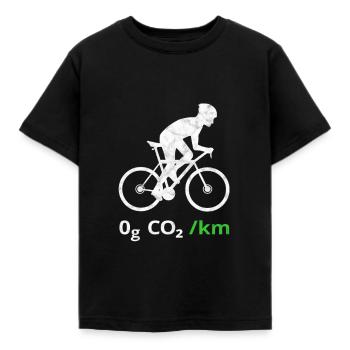 Vélo Protection de l'environnement Protection du climat - T-shirt Enfant - noir - Devant - AI Model Kid Female (0cm)