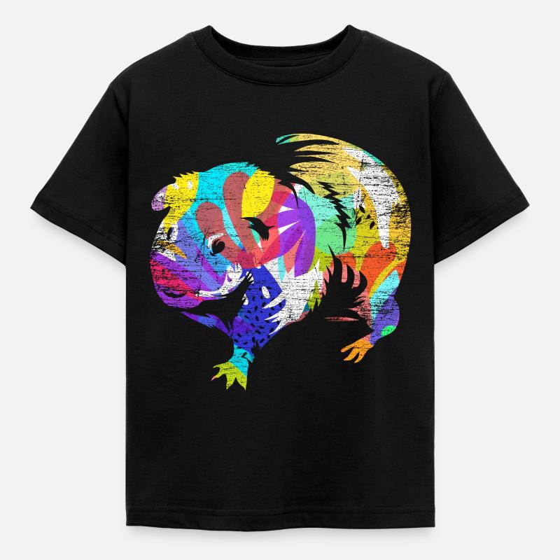 Cadeau cochon d'Inde - T-shirt Enfant - noir