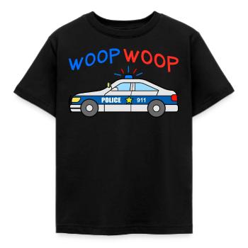 Voiture de patrouille américaine - T-shirt Enfant - noir - Devant - AI Model Kid Female (0cm)