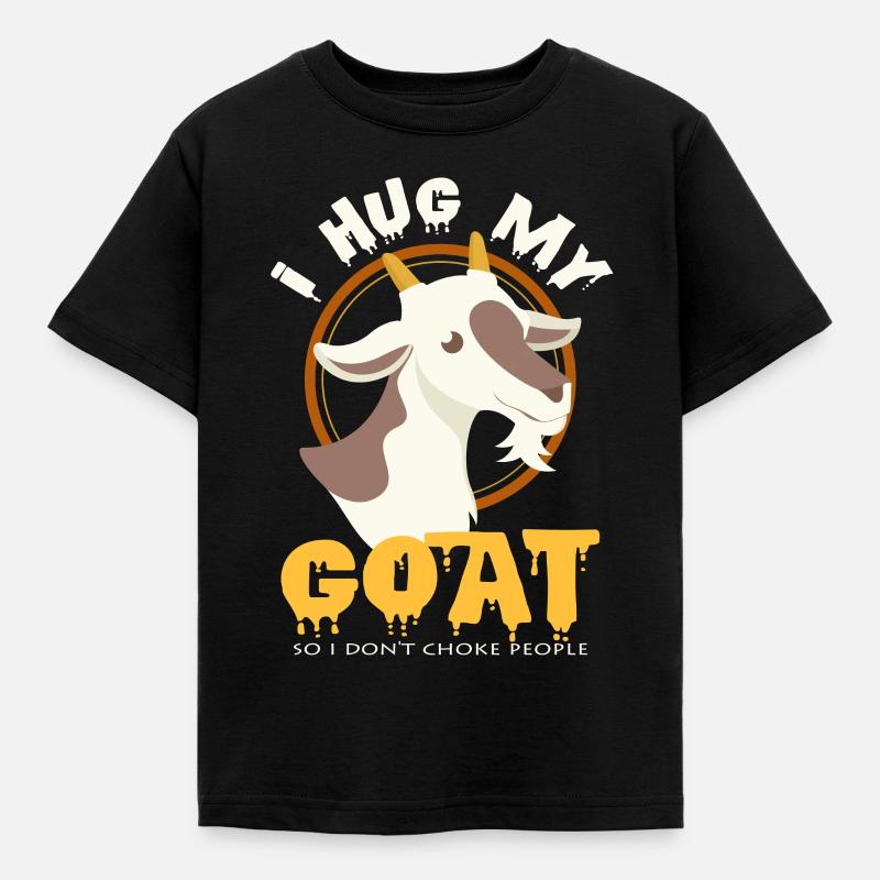 goat - Kids' T-Shirt - black