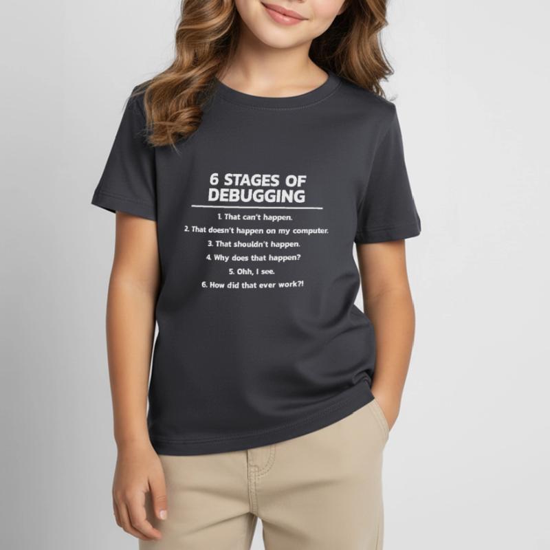 Programmierer Debugging Debug Kinder T-Shirt