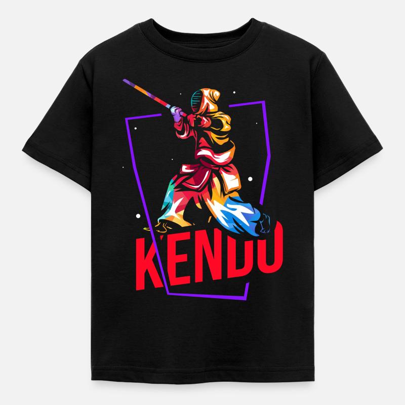Kendo - T-shirt Enfant - noir