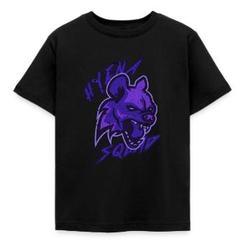 Hyäne Afrika Safari Savanne Geschenk - Kinder T-Shirt - Schwarz - Vorne - AI Model Kid Female (0cm)