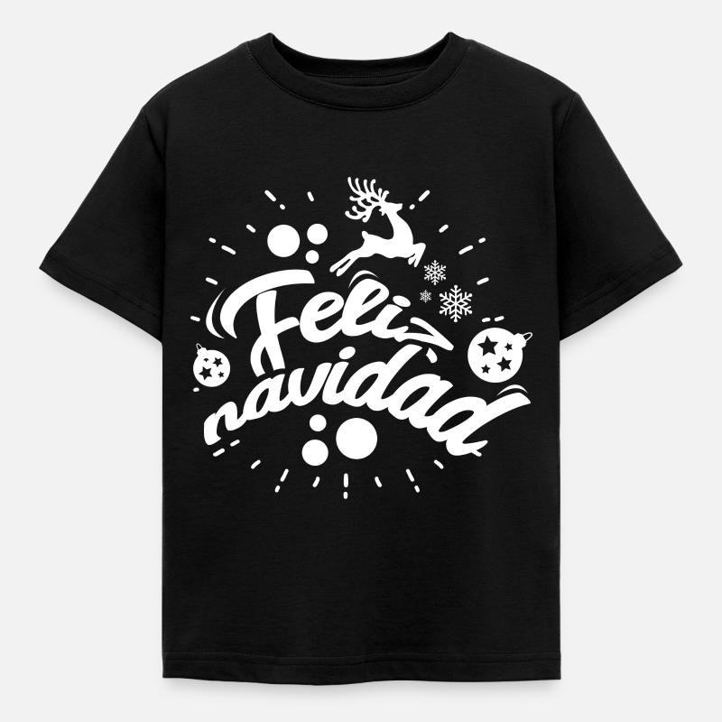 Feliz Navidad - Kids' T-Shirt - black