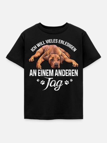 Rhodesian Ridgeback - Kinder T-Shirt - Schwarz