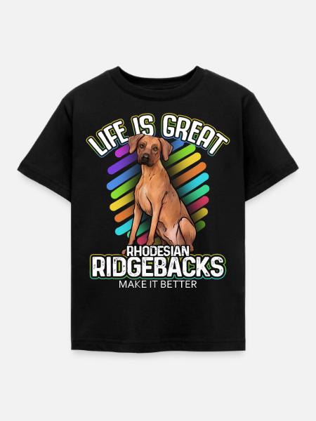 Rhodesian Ridgeback - T-shirt Enfant - noir