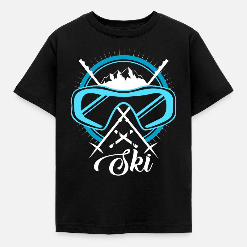 ski - T-shirt Enfant - noir