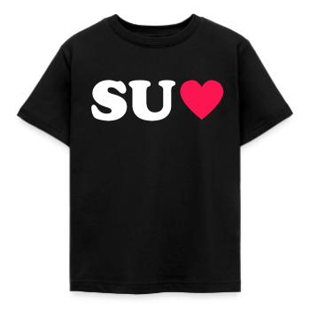 Love SUV - Kids' T-Shirt - black - Front - AI Model Kid Female (0cm)