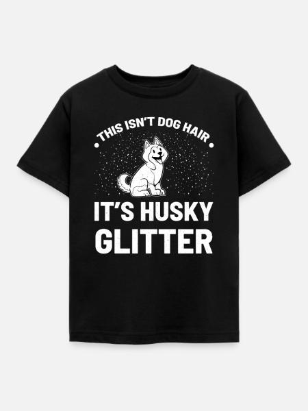 Husky Hund Welpe Welpe - Kinder T-Shirt - Schwarz