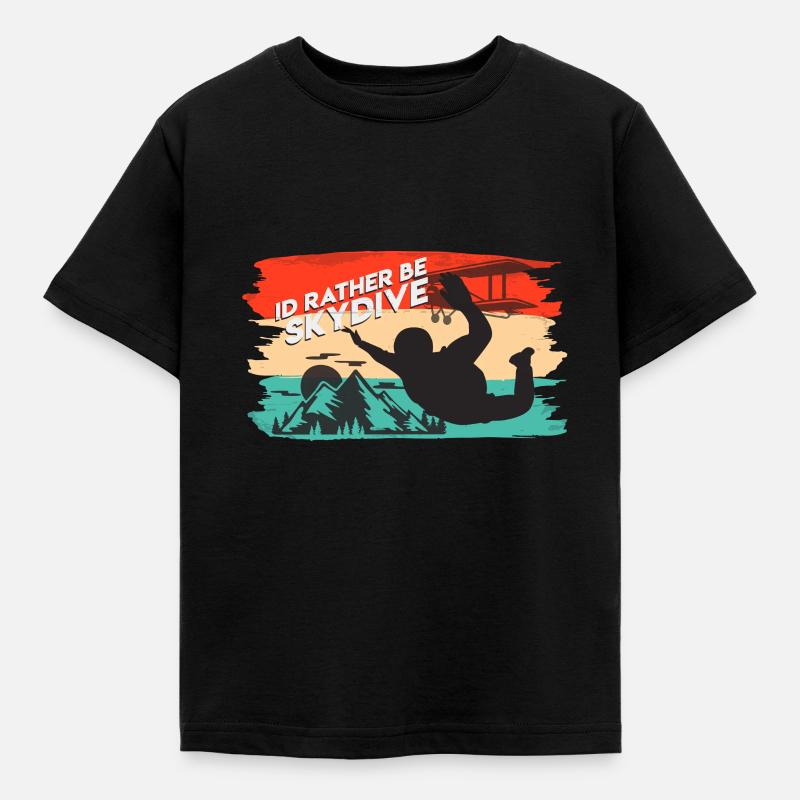 Skydive - T-shirt Enfant - noir