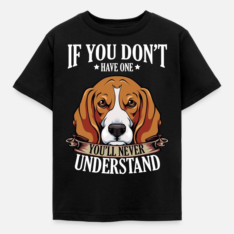 beagle - T-shirt Enfant - noir