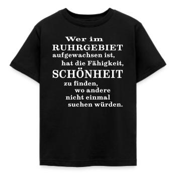 Ruhrgebiet Ruhrpott NRW - Kinder T-Shirt - Schwarz - Vorne - AI Model Kid Female (0cm)