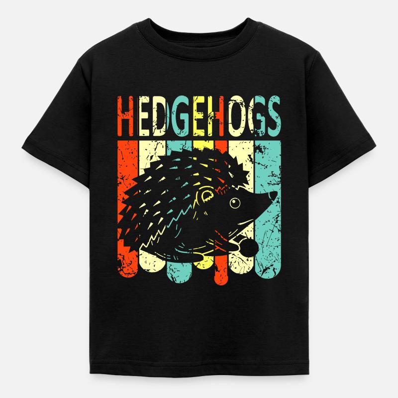 hérisson - T-shirt Enfant - noir