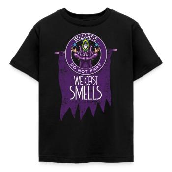 Wizard Role Playing Game - Kids' T-Shirt - black - Front - AI Model Kid Female (0cm)