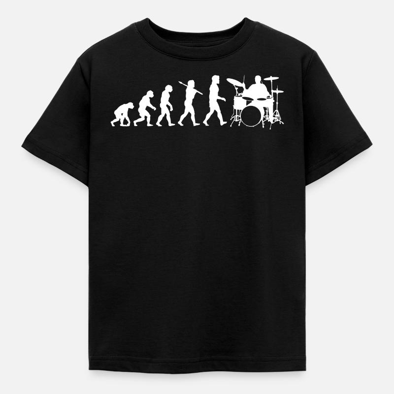 Drummer drummer drummer gift - Kids' T-Shirt - black