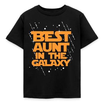 tante - T-shirt Enfant - noir - Devant - AI Model Kid Female (0cm)