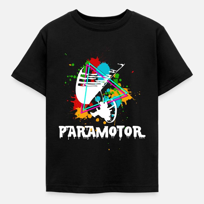 paramoteur - T-shirt Enfant - noir
