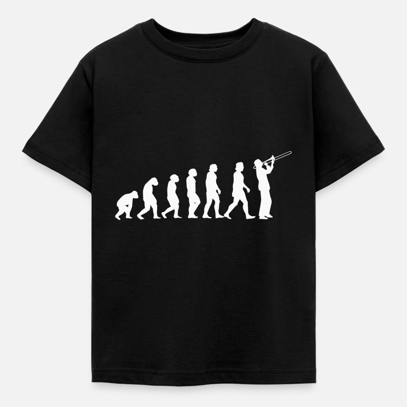 Trombone Evolution Trombone - T-shirt Enfant - noir