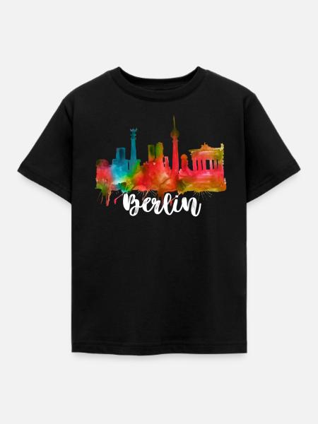 Berlin - Kinder T-Shirt - Schwarz
