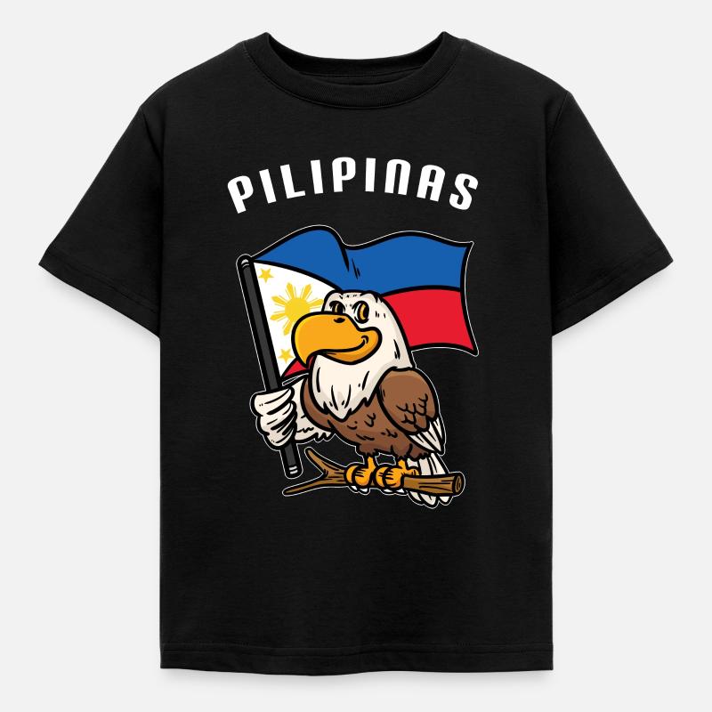 Philippines Eagle - T-shirt Enfant - noir