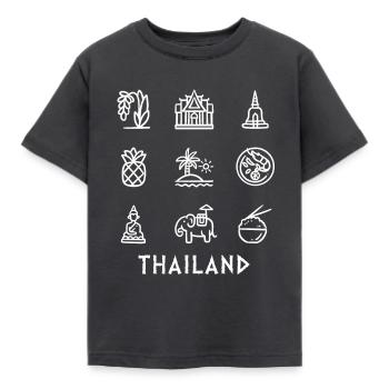 Thaïlande - T-shirt Enfant - charbon - Devant - AI Model Kid Female (0cm)
