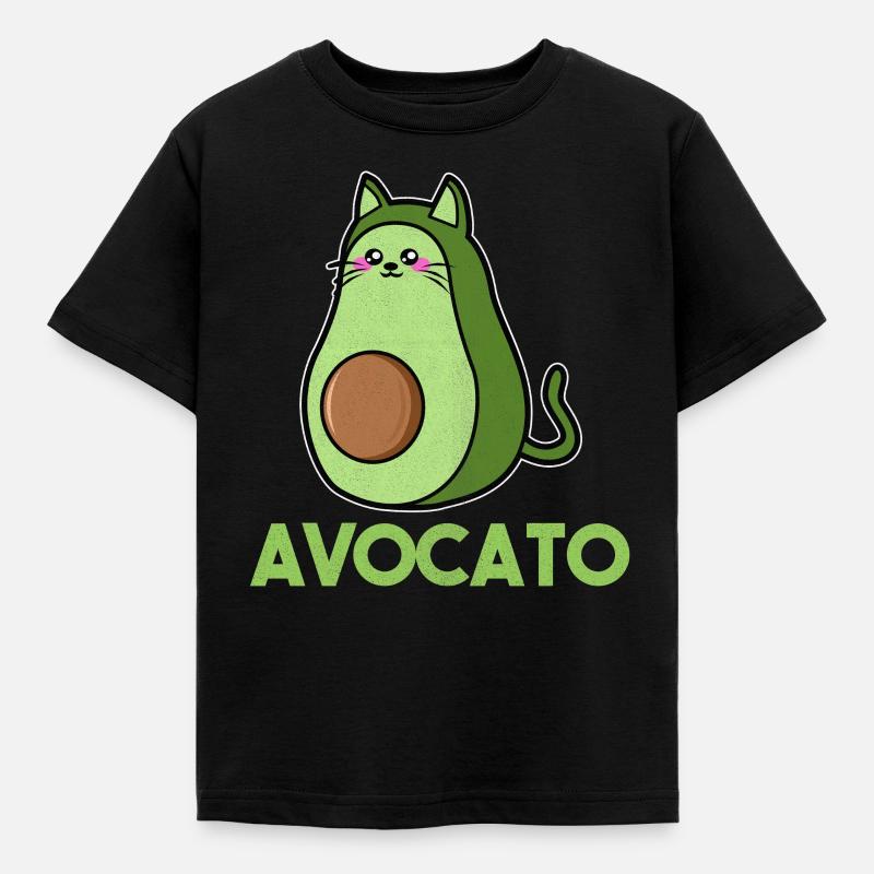 Avocat amateur d'avocat - Børne-T-shirt - sort