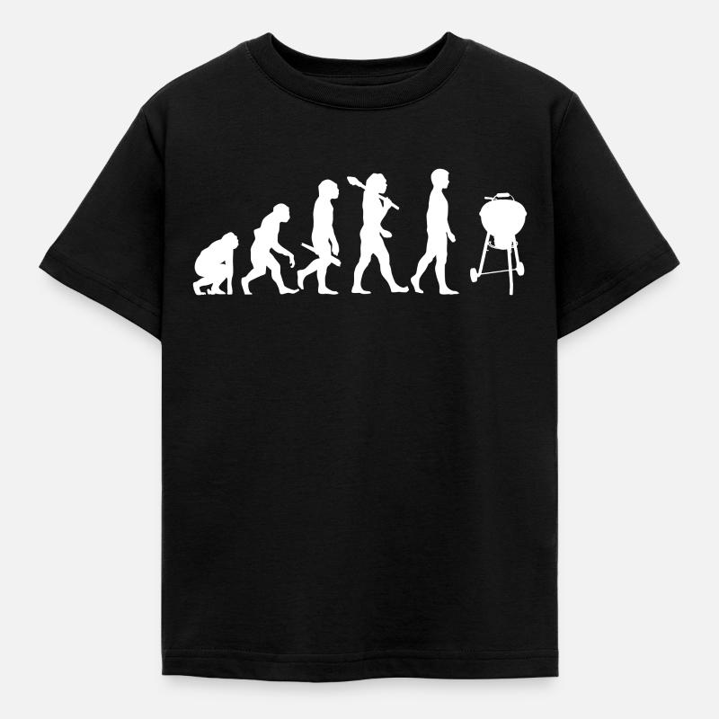 Grill grill - Børne-T-shirt - sort
