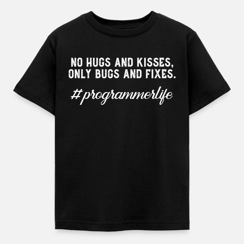 Développeur de programmation drôle Programmeur Life Bugs - T-shirt Enfant - noir
