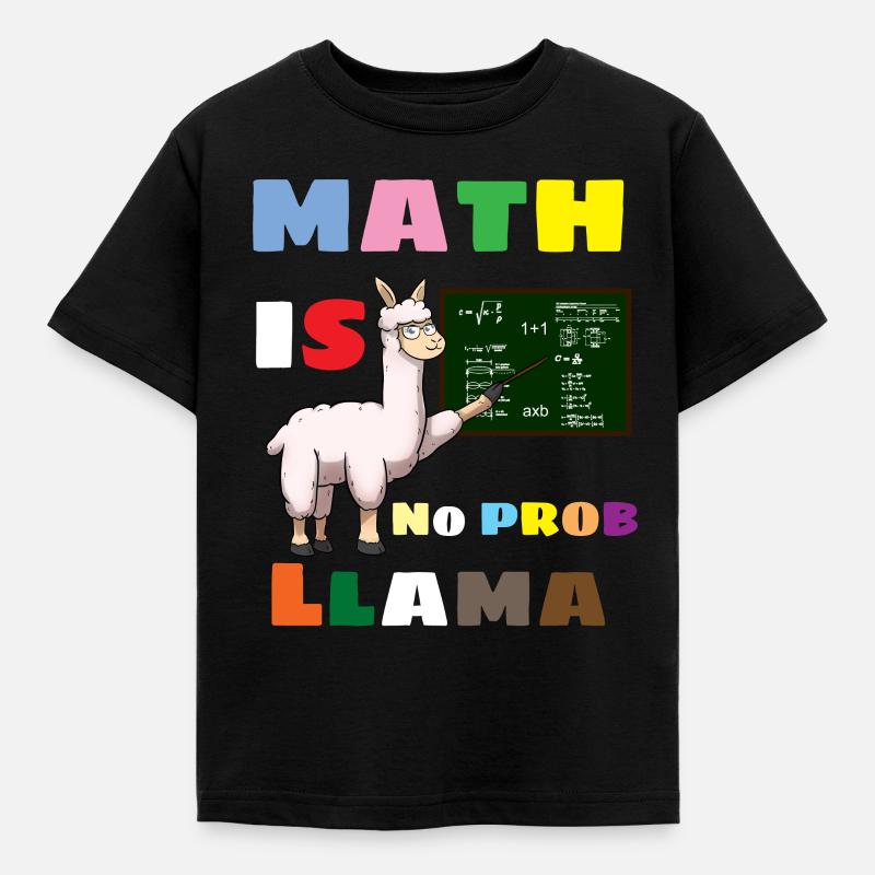 Math saying Math Math Teacher - Kids' T-Shirt - black